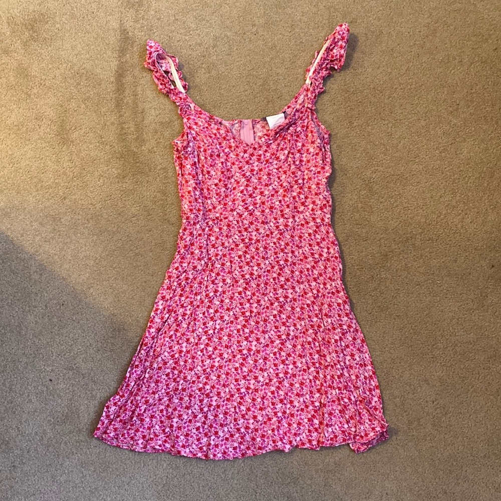 Cute Pink Skater Style Dress